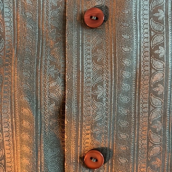 Ann Taylor Silk Vintage Button Up Blouse - Picture 4 of 9